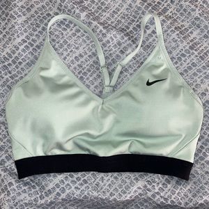 Nike Sports Bra - Green and Black